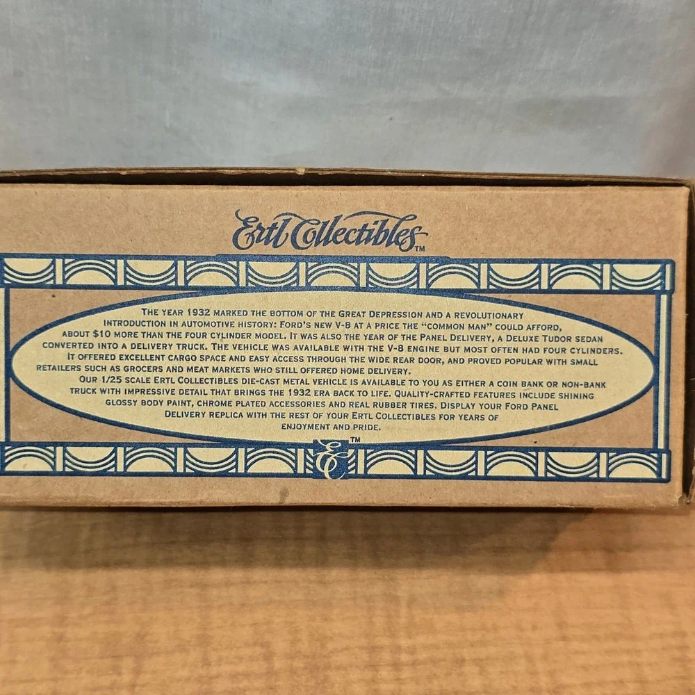 1932 Ford Panel Truck DieCast Henry Bachman Florists Minneapolis MN Florist Bank